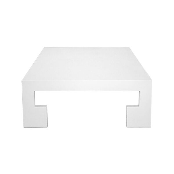 White Linen Coffee Table, image 4